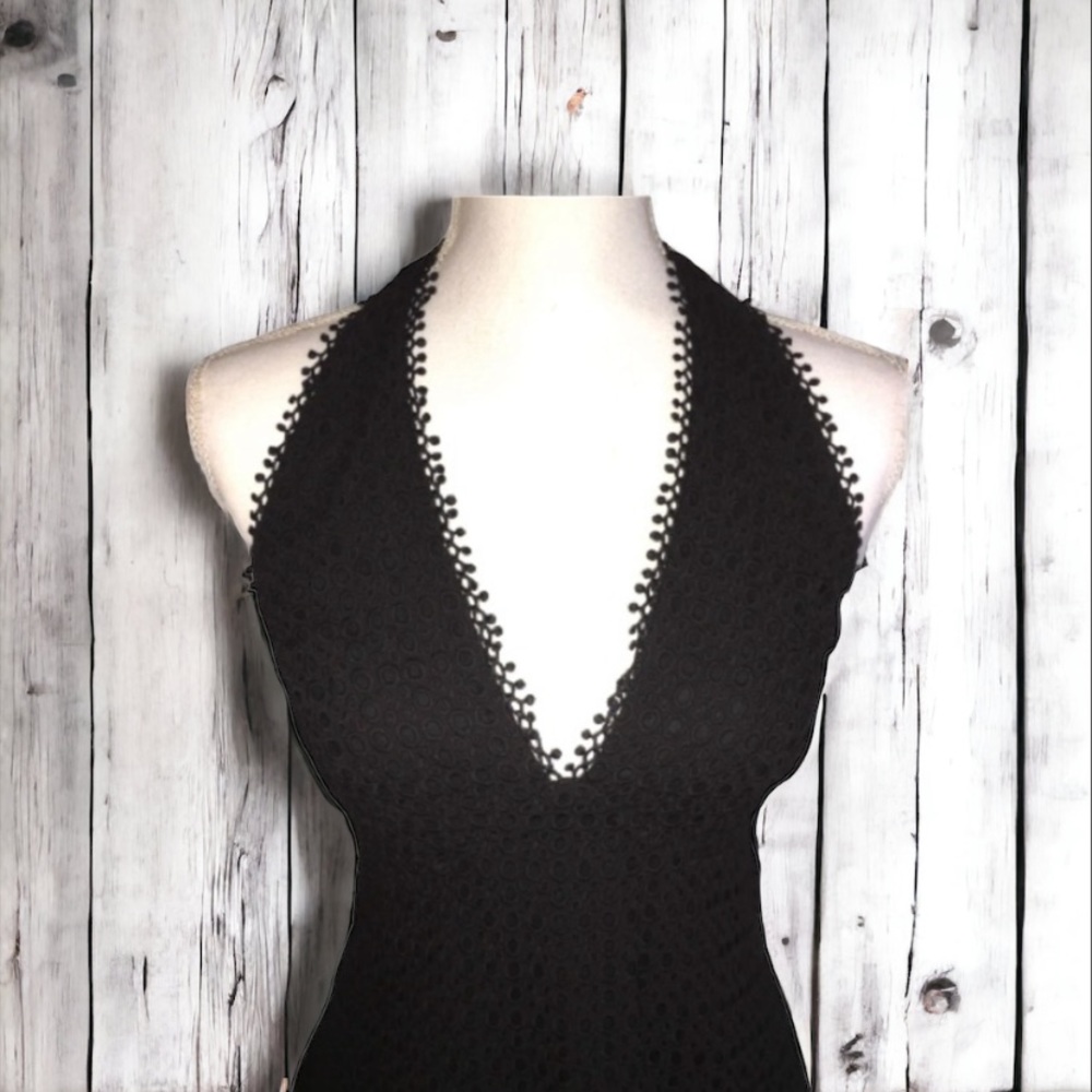 Belle by Badgley Mischka Sophia Halter Dress Size 8 - Picture 7 of 15